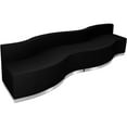 thumbnail image 3 of Flash Furniture Hercules Alon 4 Piece Reception Seating in Black, 3 of 6