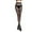 Black, variant on Herrnalise Women's Halloween Lace Patterned Fishnet Stockings Thigh High Pantyhose Black Tights for Women