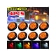 thumbnail image 2 of 4PCS 12/24V 7 LED Truck Turn Signal Lamp Side Marker Lights For Trucks 2" Round Trailer Lights Tail Light, 2 of 4