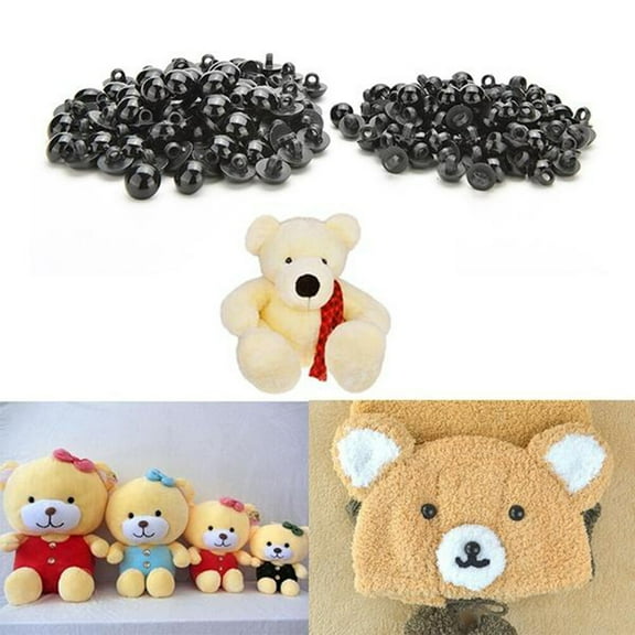 PBPBOX Round Buttons Resin Artisans Crafting 100Pcs 0.4In