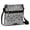 Black & White, variant on Artist Circle Flat Crossbody, Crimson Flower Power