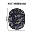 thumbnail image 3 of green Space Pattern white Pot Holders for Kitchen - Heat Resistant Oven Mitts Hot Pads with Pocket, Non Slip Silicone Pot Holders, Cuteness Hanging Loop Potholders for Kitchen Baking, 3 of 5