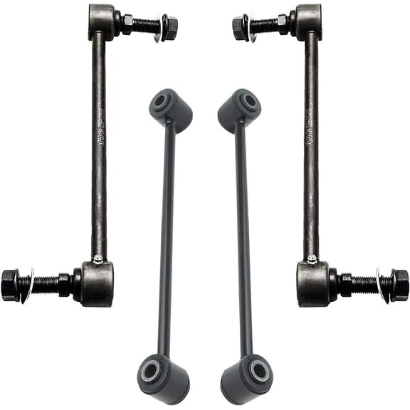 Detroit Axle - AWD 4pc Sway Bars for 2005-2019 Chrysler 300 2007-2019 Dodge Charger 2005-2008 Magnum Stabilizer Sway Bar Links Front and Rear Replacement