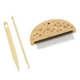 thumbnail image 1 of Wood Weaving Looms Comb Set, Big Eye Needle, Crochet Hook, Professional DIY Crafts Tool, for Making Placemats, Socks, Scarves, Sweaters, 1 of 7