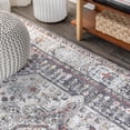 thumbnail image 6 of JONATHAN Y 2 x 8 Runner Rug, Kesan Vintage Medallion - Charcoal Gray/Ivory, RES106B-28, 6 of 8