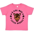 thumbnail image 3 of Inktastic A Girl Who Loves Horses Boys or Girls Toddler T-Shirt, 3 of 5