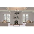 thumbnail image 4 of ADL5030MBK Quoizel Lighting Adelaide - 9 Light Chandelier In Transitional Style-36 Inches Tall and 30 Inches Wide     -Traditional Installation, 4 of 8