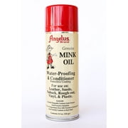 Angelus Mink Oil Spray Leather Conditioner Waterproof Repellent 5.5 oz.