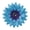 Blue, variant on Wall Decor Metal Flower Wall Art, Outdoor Garden Hanging Decoration with Hook, Iron Floral Sculpture for Fence, Patio, and Porch, Weather-Resistant Colorful Accent for Home Exterior