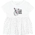 thumbnail image 3 of Inktastic Future Goat Farmer Girls Baby Dress, 3 of 5