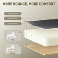 thumbnail image 4 of HOMCOM Chaise de Bureau, Chaise de Bureau Grande Taille 400 Lb avec Mousse en Forme, 4 of 10