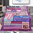 thumbnail image 2 of LHSHID Sweet 16 Gifts for Girls 16th Birthday Gifts for Girls Throw Blanket Birthday Gifts for 16 Year Old Girl 16th Birthday Gift Ideas Sweet 16 Birthday Decorations for Girl Teen 50x60in, 2 of 6