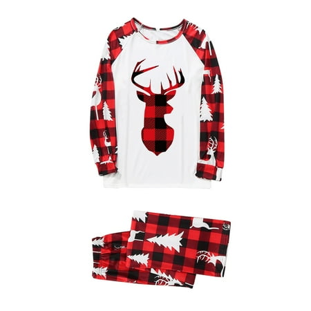 

Christmas Pajamas for Family Matching Pajama Set for Women Her and His Sleepwear Mommy and Me Matching Outfits Xmas Red