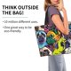 thumbnail image 2 of Balery Colorful Pug Bolsa Tote Estilo Estético con Cremalleras, Bolsa de Hombro, Bolsa de Compras Grande y Plegable, 2 of 8