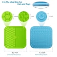 thumbnail image 3 of 2 Pack Dog Licking Mat with Strong Suction Cups - BPA-Free Food Grade Silicone Slow Feeders Pad for Dog Cat, 3 of 6