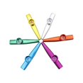thumbnail image 4 of Instrumento musical pequeño de metal - Kazoo profesional para niños Juguete de Navidad para niños (Plata), 4 of 5