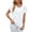 #1 White, variant on TEMOFON Womens Summer Tops Chiffon Blouses Short Sleeve Crew Neck Shirts Summer Casual Polka Dot Tops White