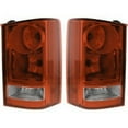 thumbnail image 1 of Halogen Tail Light Set For Honda 2009-2015 Pilot Clear/Red Lens w/ Bulbs 2Pcs, 1 of 5