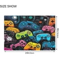 thumbnail image 2 of GZHJMY Bathroom Rug Cartoon Gamepad Soft and Absorbent Bathroom Carpet Non-Slip Machine Washable Plush Bath Floor Rug Door Mat for Bathtubs, Toilet,Kitchen, 16x24 in Carpet Runner, 2 of 6
