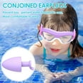 thumbnail image 3 of EASTIN Enfants Lunettes de Natation Anti-Brouillard Claire Lunettes de Natation Confortables Lunettes de Natation de Piscine avec Sangle Réglable pour les Enfants Garçons Filles Violet, 3 of 10