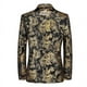 thumbnail image 1 of Traje casual de un solo botón para hombre, vestido de novia para novio joven, traje estampado de discoteca, top para hombre, 1 of 5