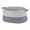 White/Grey 17*12.5*8.5in, variant on Unique Bargains Woven Storage Basket Bin with Handles White/Khaki 17*12.5*8.5in