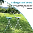 thumbnail image 2 of Bastón plegable portátil Honmido ajustable con asiento que ofrece durabilidad al caminar y comodidad al sentarse. Bastón de aleación con muletas, antideslizante y ligero para personas mayores (negro)., 2 of 5