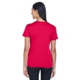 thumbnail image 2 of UltraClub Ladies Cool & Dry Basic Performance T-Shirt, Red - L, 2 of 3