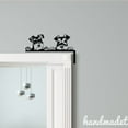 thumbnail image 4 of Handmadetneonsign Miniature Schnauzer Door Corner Sign, Pet Dog Metal Door Topper, House Wall Decor 64252, 4 of 4