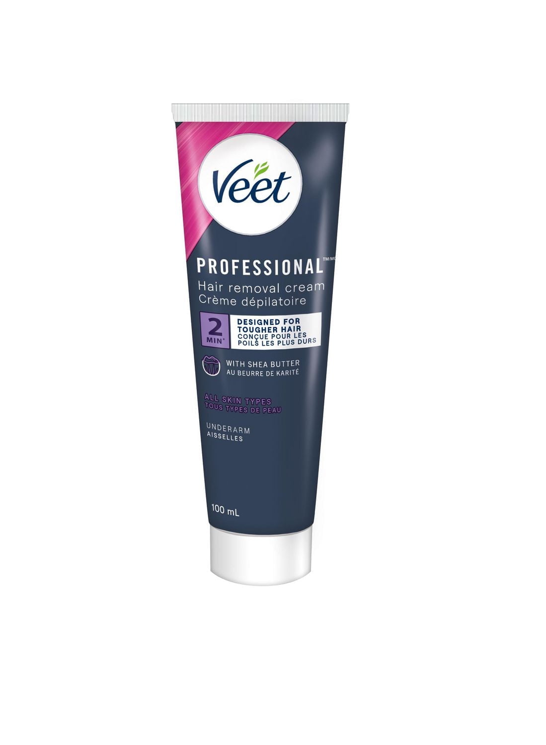 VEET® Professional™ Underarms Hair Removal Cream with Shea Butter, 100 mL, 100mL