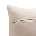 thumbnail image 4 of Laddha Home Designs Handwoven Striped Cotton Throw Pillow Cover - 20" - Orange and White, 4 of 9