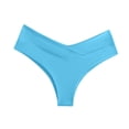thumbnail image 1 of Bas de Bikini Échancré pour Femmes - Bas de Maillot de Bain Taille Haute Croisé, 1 of 3