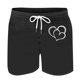 thumbnail image 3 of Mens Casual Pantalones Cortos en Forma de Corazón Impreso Cordón Bolsillo Playa, Poliéster Spandex para Primavera Verano Al Aire Libre Y Diario, 3 of 8