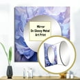 thumbnail image 3 of Designart "Lavender Rose Twist" abstract spirals Square Mirror For Wall Decor - Large Purple Square Printed Wall Mirror Art - Square Modern Mirror - Wall Mounted Square Large Mirror, 3 of 5