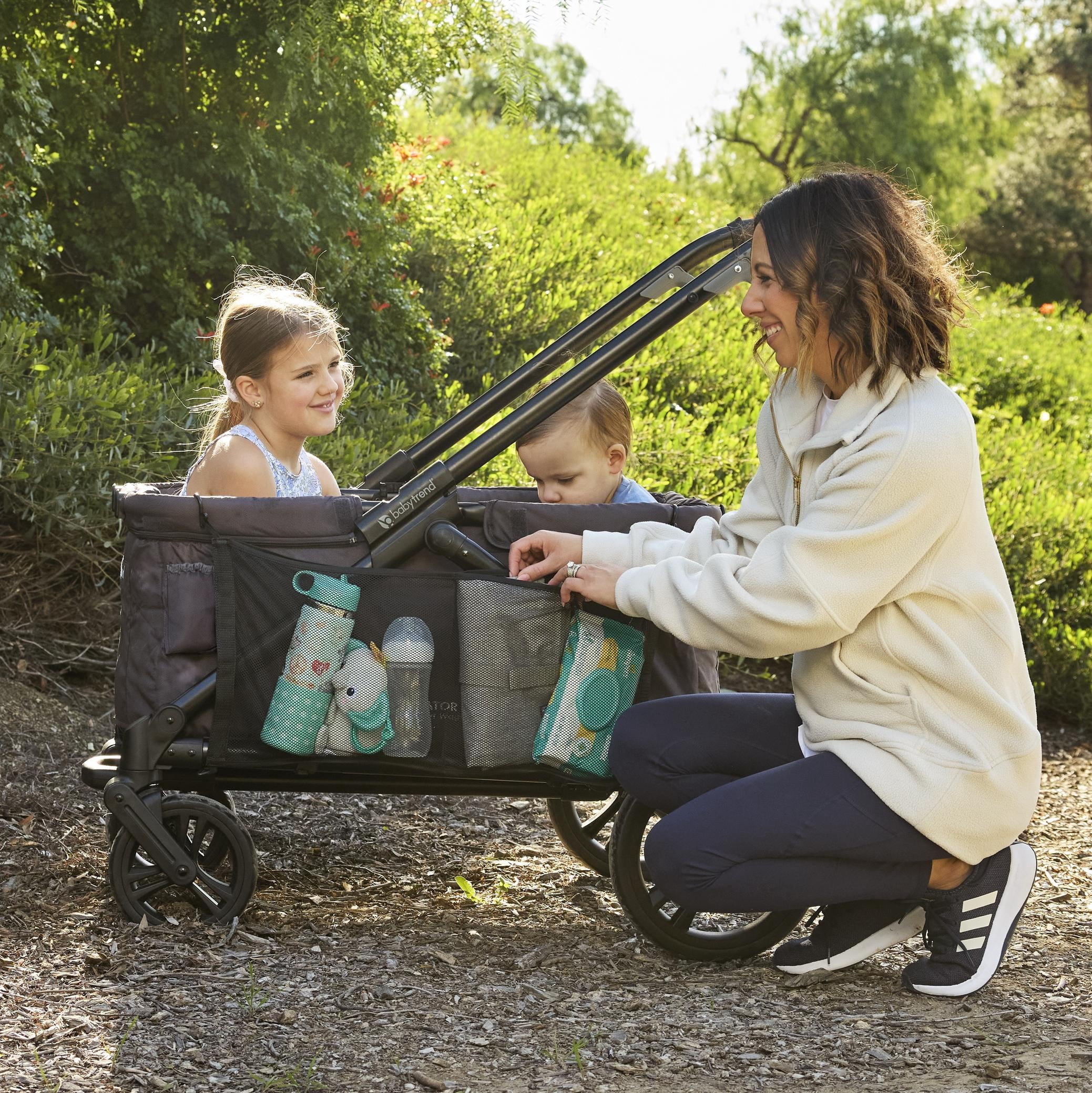 J.L. Childress Universal Stroller Wagon Netting - Mesh Organizer, Stroller Accessories, Storage