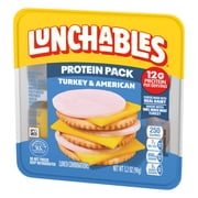 Lunchables Turkey & American Protein Pack, 3.2 oz Pack