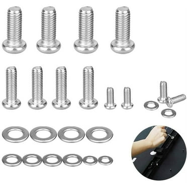BUZIFU 24 Pack Universal TV Mounting Hardware Kit m4/m6/m8 Vesa Screws TV Stand Screws Stainless Steel TV Bracket Bolts with Washers for Samsung Philips Toshiba Monitor Mounts Bracket Fixing