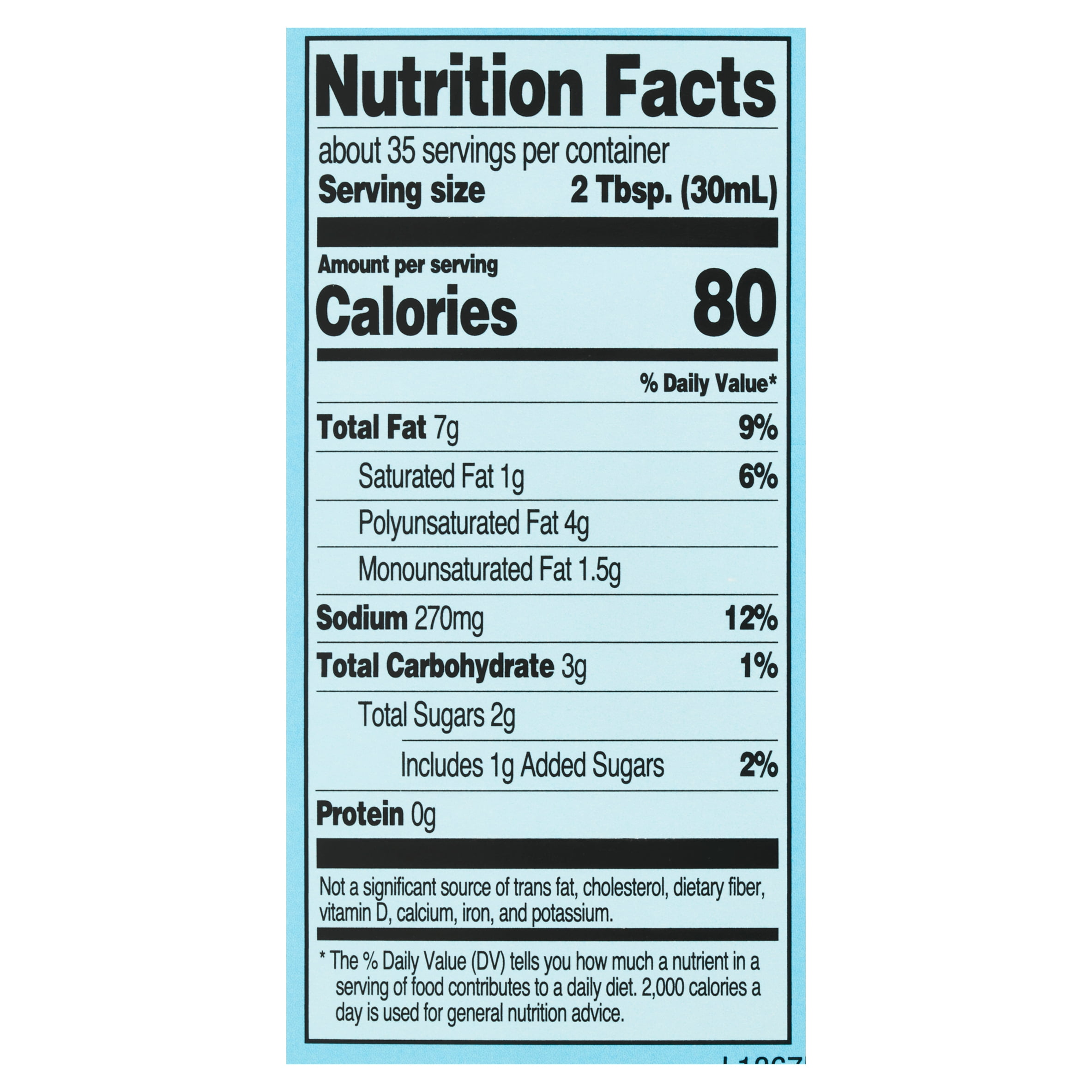 Great Value Classic Ranch Dressing Nutrition Facts Besto Blog