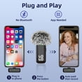 thumbnail image 3 of Wireless Microphone for iPhone Android, Dual Wireless Lavalier Microphones with Charging Case,   USB C Lapel Mic for iPhone 15/16 iPad Video Recording, 3 of 8