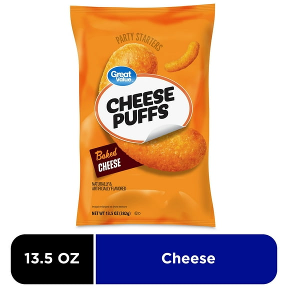 Great Value Cheese Puffs, 13.5 oz