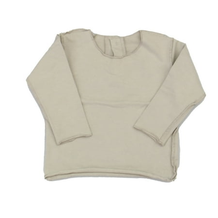 

Pre-owned Monsieur Cucu Boys Light Gray Long Sleeve Shirt size: 12 Months