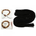 thumbnail image 1 of Elastic Thread Elastic Stretch Cord 1.2mm 15m Wrapped Beads String Wire For DIY Jewelry Making Black 3 Bundle, 1 of 8