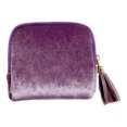 thumbnail image 2 of Bolsa pequeña para guardar joyas, bolsa de regalo, portátil, 5 compartimentos, organizador práctico con cremallera para pendientes y viajes. Púrpura, 2 of 9