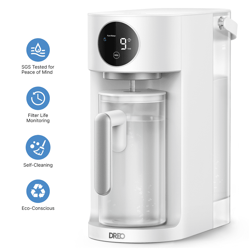 DREO Countertop Water Filter with 7-in-1 Reverse Osmosis System