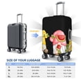 thumbnail image 4 of Susaid Hello Summer Gnome Print Elastic Washable Suitcase Cover with Hidden Zipper, Fits 18-32 Inch Luggage for Protection During Travel-Medium, 4 of 7