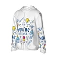 thumbnail image 2 of Balery You are so Sweet Men's Women's UPF 50+ Sun Protection Lightweight Hoodie Performance Long Sleeve Shirt for Fishing Running-Medium, 2 of 9