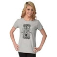 thumbnail image 4 of Celestial Hourglass Symbolic Bee Womens Fitted Plus Size Graphic Tee Brisco Brands 2X, 4 of 5