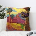 thumbnail image 6 of Rateoe Beautiful African Woman Pattern Throw Pillow Cover Premium Pillow Stuffer Sham Square for Decorative Cushion Bed Couch Sofa(Pillow insert not included), 6 of 8