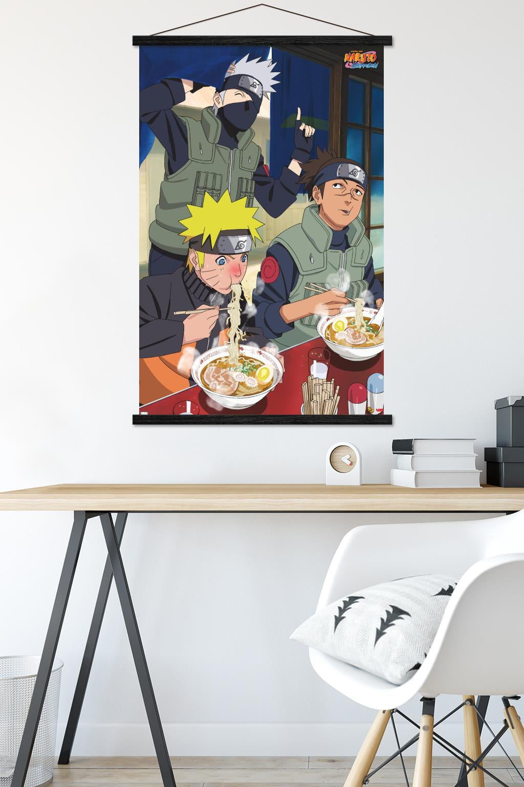 Naruto Shippuden - Food Wall Poster with Magnetic Frame, 22.375" x 34"