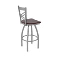 thumbnail image 4 of 820 Catalina Stainless Steel 25" Swivel Counter Stool with Dark Cherry Maple Seat, 4 of 4